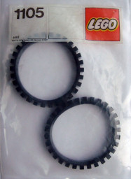 Two Rubber Crawler Tracks