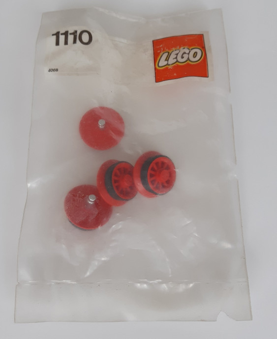 Four Locomotive Wheels