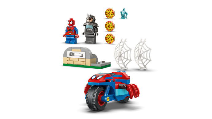 Spidey na motorke vs. Rhino
