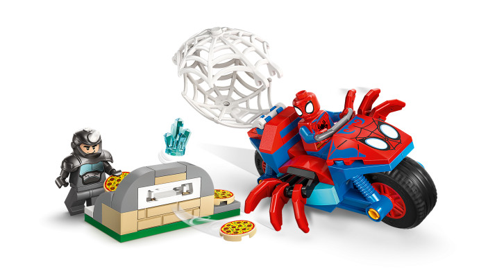 Spidey na motorke vs. Rhino