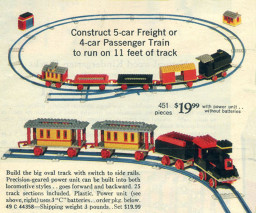 Motorized Freight or Passenger Train (Sears Exclusive)