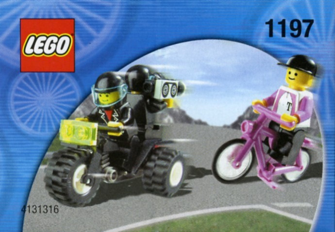Telekom Race Cyclist and Television Motorbike