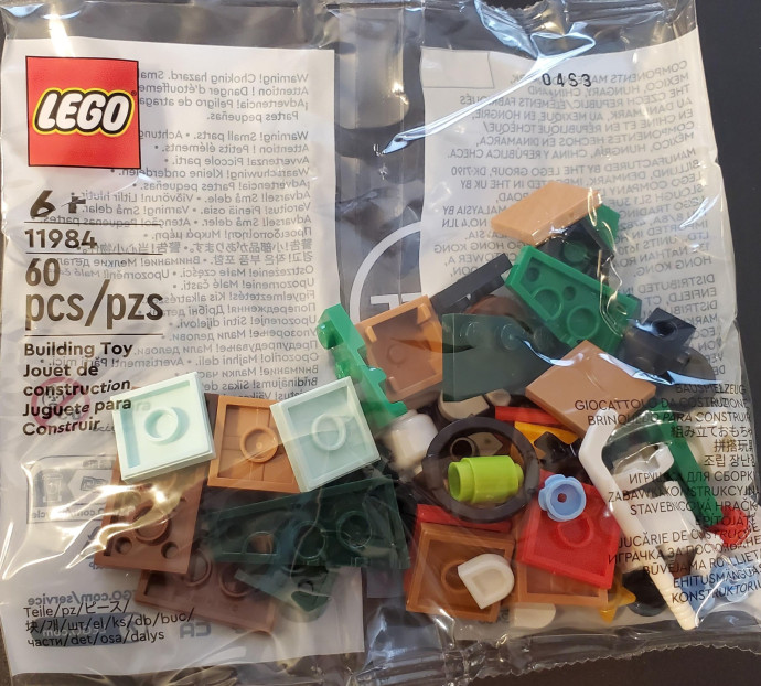 The LEGO Christmas Games Book Parts