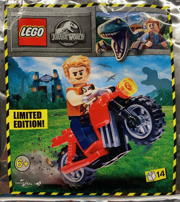 Owen and red motorbike