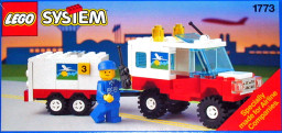 Airline Maintenance Vehicle with Trailer