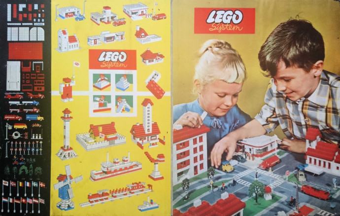 LEGO Town Plan Board, Continental European Cardboard Version