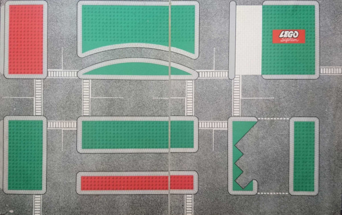 LEGO Town Plan Board, Continental European Cardboard Version