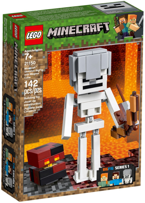 Minecraft Skeleton BigFig with Magma Cube