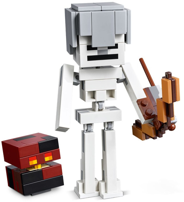 Minecraft Skeleton BigFig with Magma Cube