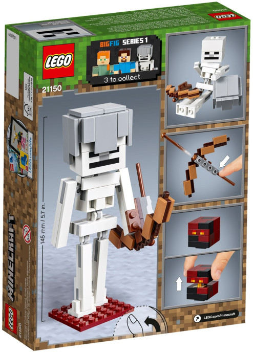 Minecraft Skeleton BigFig with Magma Cube