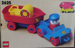 Car with Boat and Trailer