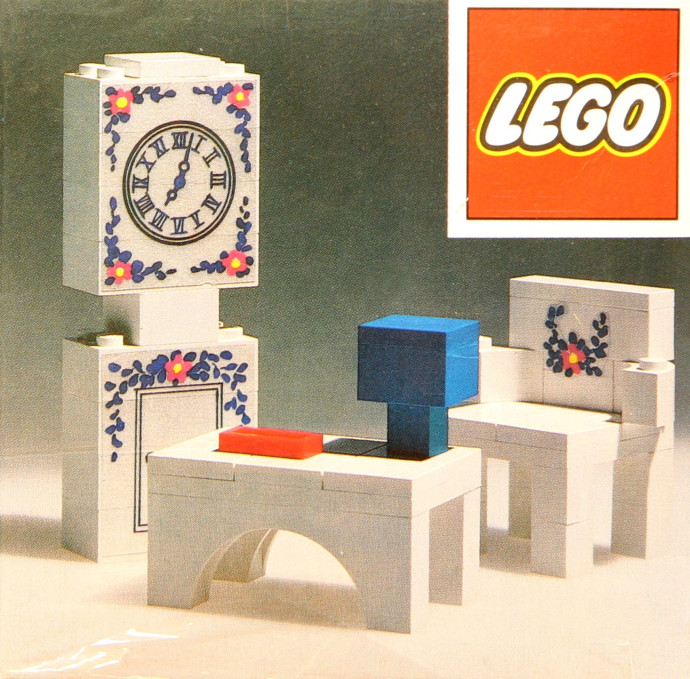 Grandfather Clock, Chair and Table
