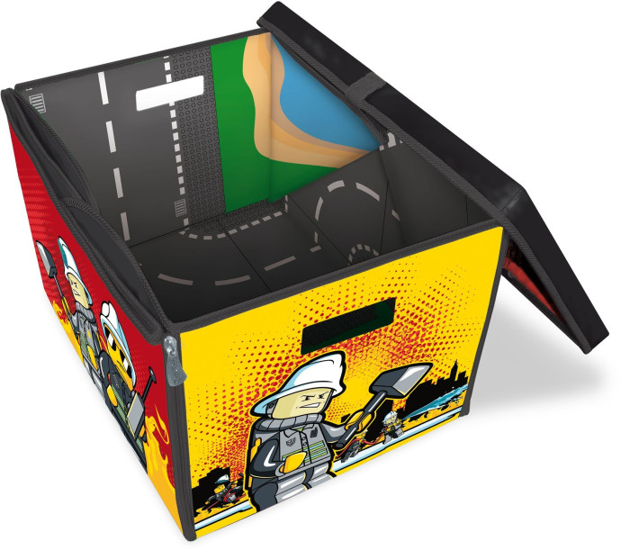 Firefighter ZipBin Large Storage Toy Box