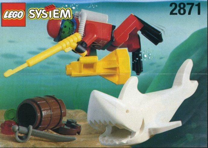 Diver and Shark