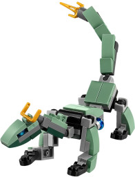 Mini model robotického draka Zeleného nindži