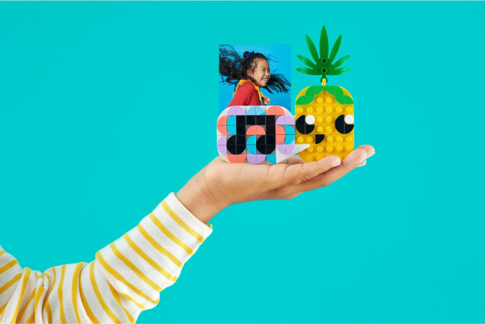 Stojánek na fotku a malá nástěnka – ananas