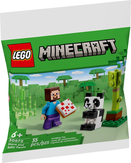 Steve a pandí mládě