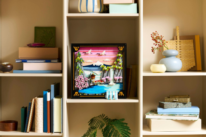 Krajina so sakurovým sadom