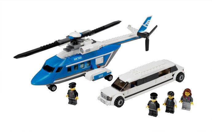Helikoptéra a limuzína