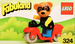 Ricky Racoon on his Scooter