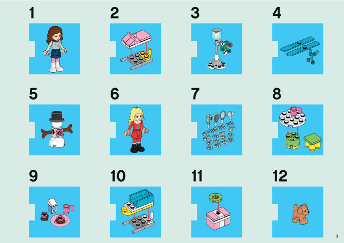 LEGO Friends Adventní kalendář