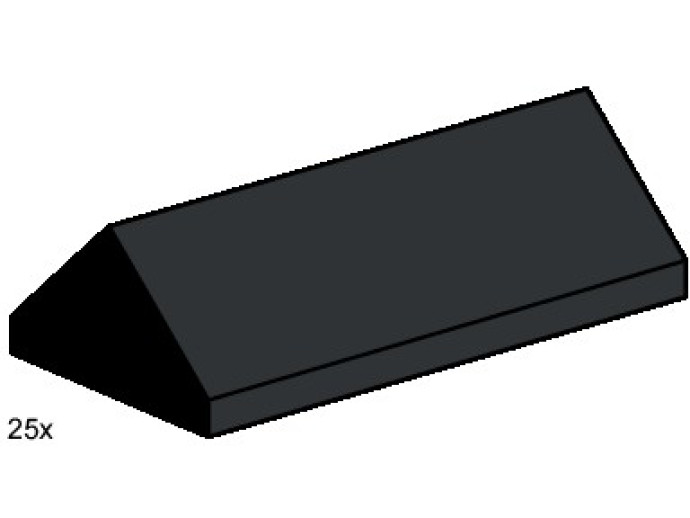 2x4 Ridge Roof Tiles Steep Sloped Black
