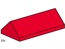 2x4 Ridge Roof Tiles Steep Sloped Red