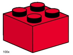 2x2 Red Bricks
