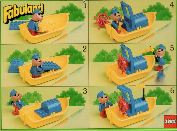 Motor Boat with Walter Walrus