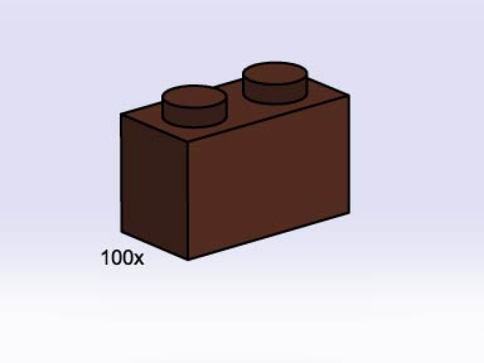 1x2 Brown Bricks