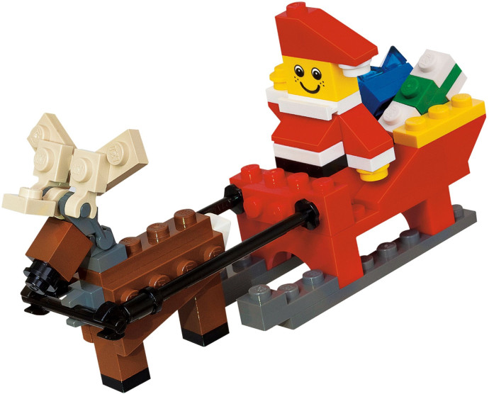 Father Christmas with Sledge Building Set