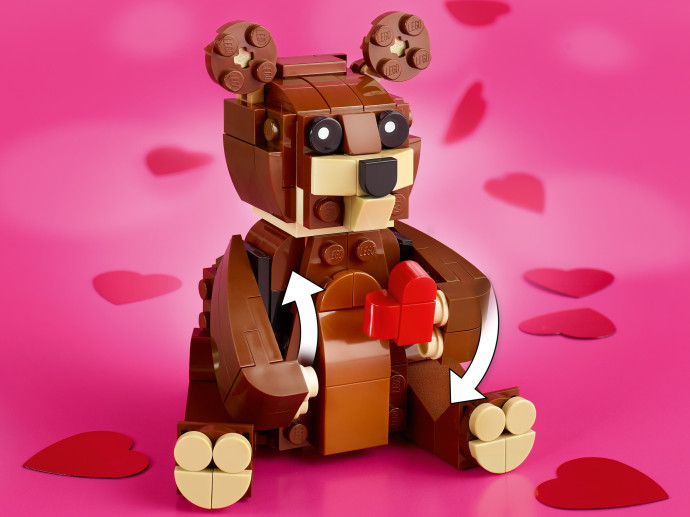 Valentýnský medvídek