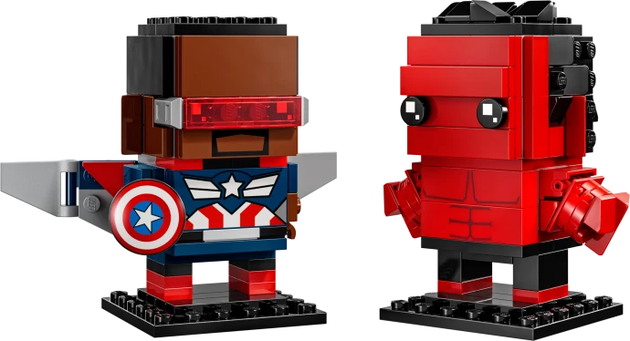 LEGO 40668 Figurky Kapitána Ameriky a Červeného Hulka