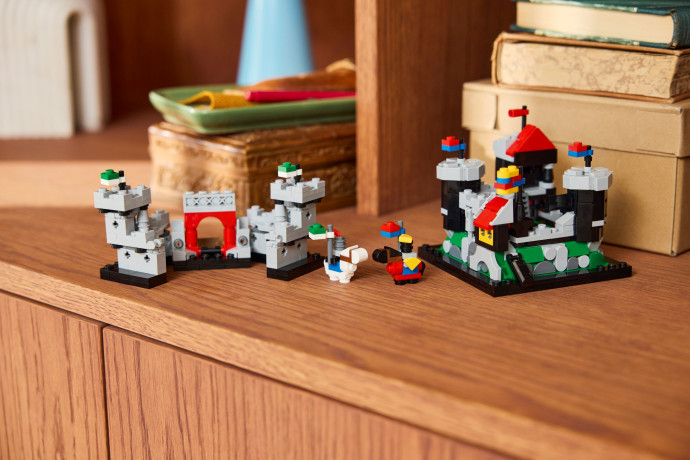 Miniatúrny hrad rytiera