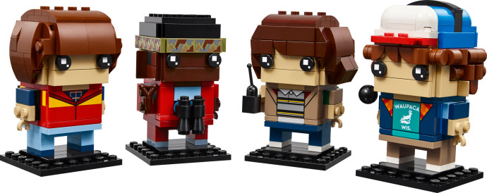 Figurky: Mike, Dustin, Lucas a Will