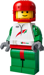 Zväčšená minifigúrka pretekára