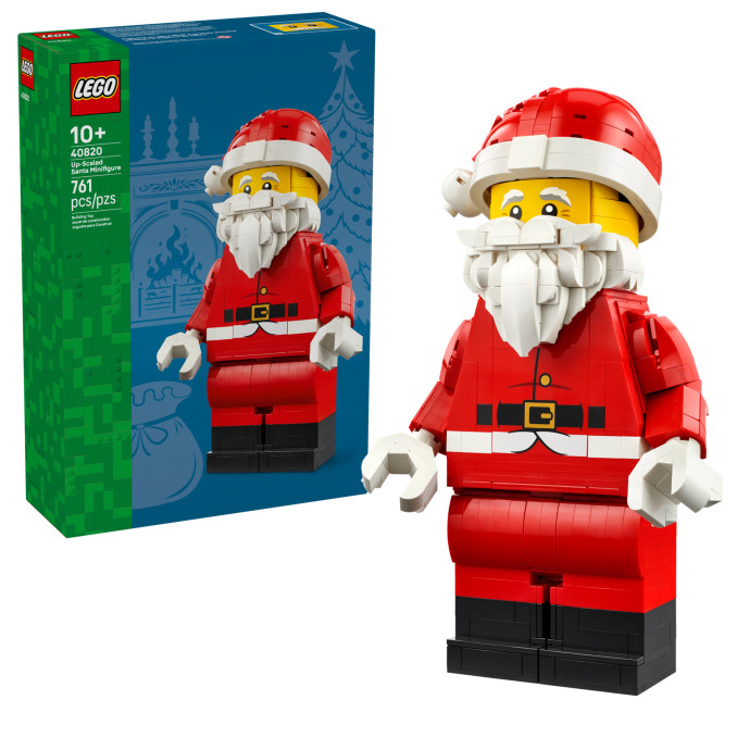 Zväčšená minifigúrka Santu