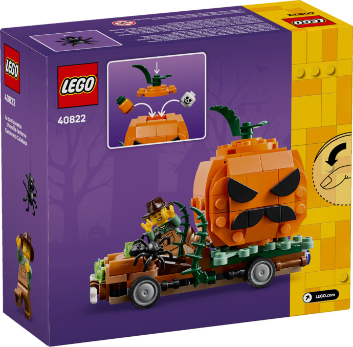 Pick-up s halloweenskymi tekvicami