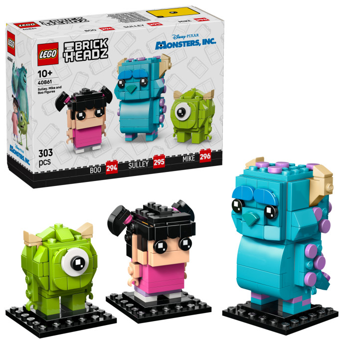 Figúrky – Sulley, Mike a Boo