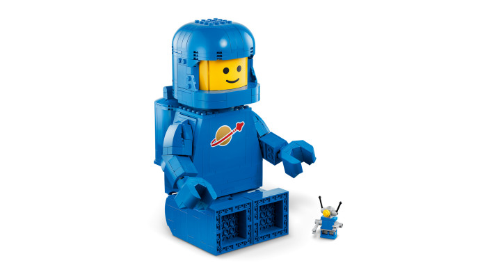 Minifigúrka: Zväčšený modrý astronaut