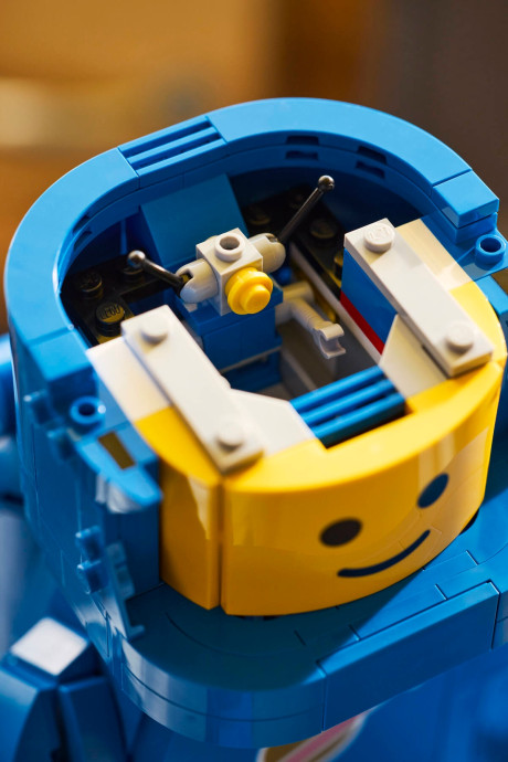 Minifigúrka: Zväčšený modrý astronaut