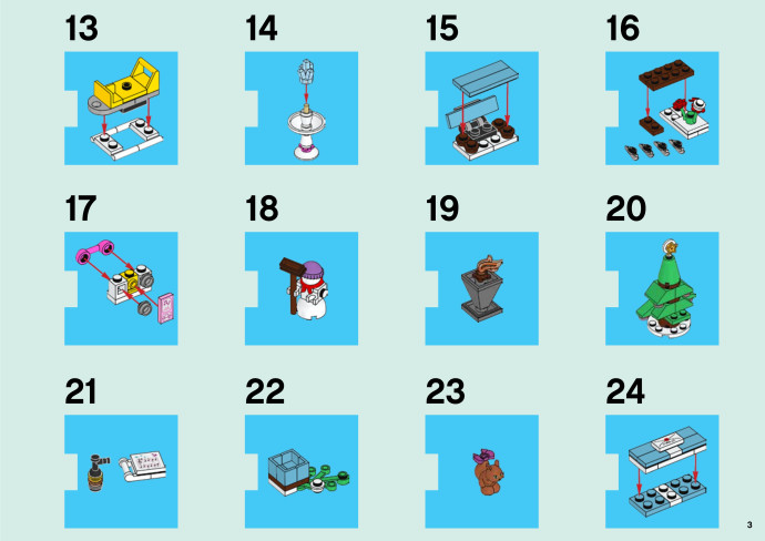 Adventní kalendář LEGO Friends