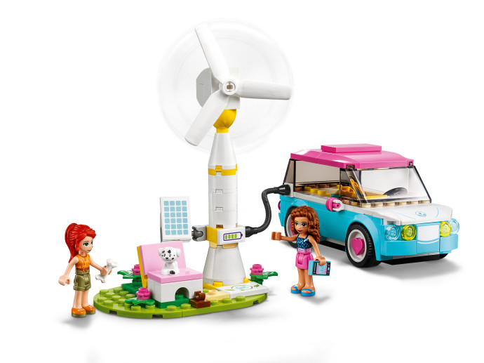 Olivia a její elektromobil