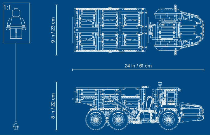 Kloubový dampr Volvo 6x6