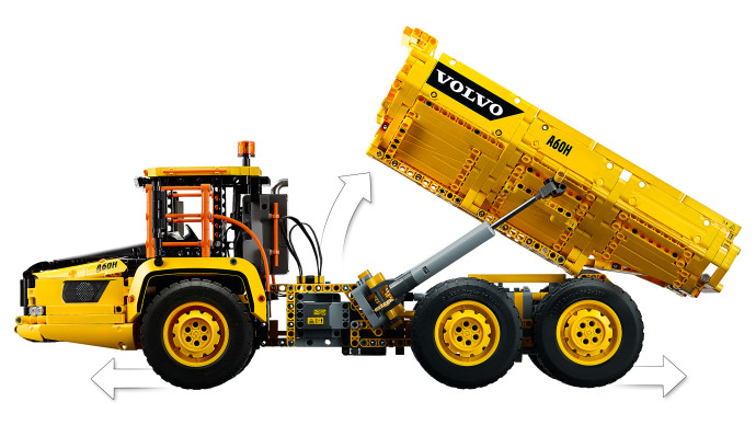 Kloubový dampr Volvo 6x6