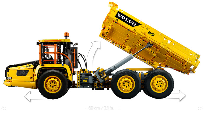 Kloubový dampr Volvo 6x6