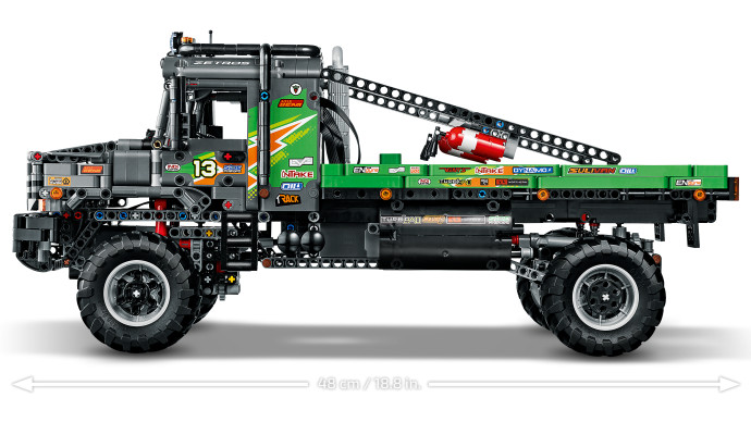 Truck trialový vůz Mercedes-Benz Zetros 4x4