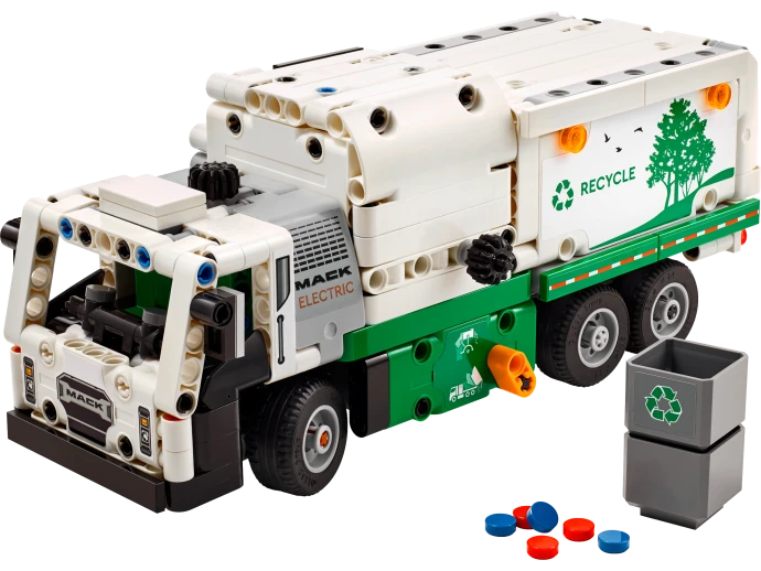 LEGO 42167 Popelářský vůz Mack® LR Electric