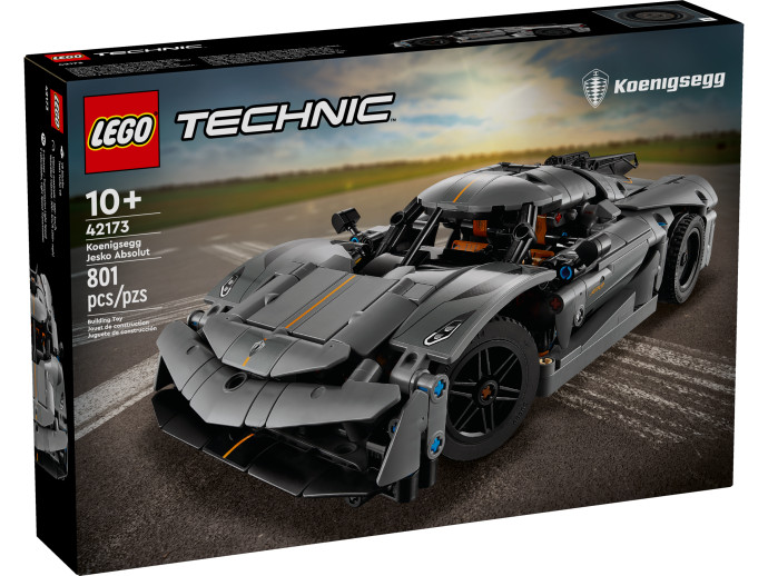 Sivé hyperauto Koenigsegg Jesko Absolut