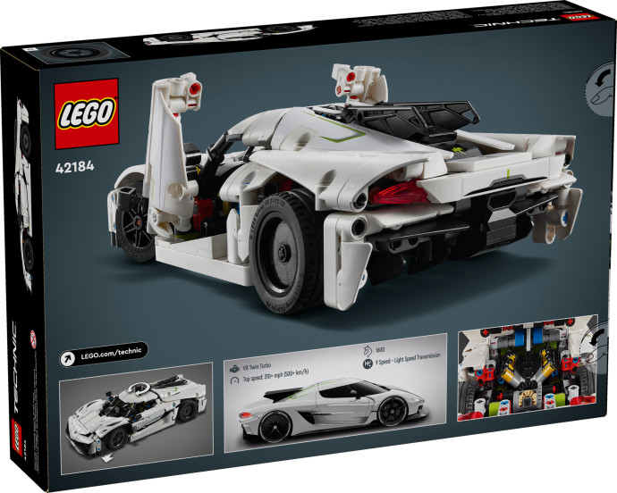 Biele hyperauto Koenigsegg Jesko Absolut